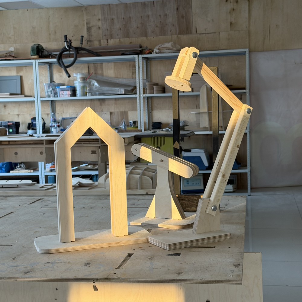 Фрагмент выполненного проекта «Светильники»